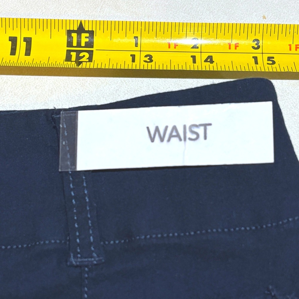 Maeve Anthro. Colette Wide Leg Crop Pants 31 x 25 Navy Preppy Nautical Academia - Picture 6 of 11